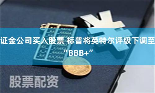 证金公司买入股票 标普将英特尔评级下调至“BBB+”